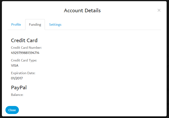 Test Credit Card Numbers For Use On Paypal Sandbox Paypal Community